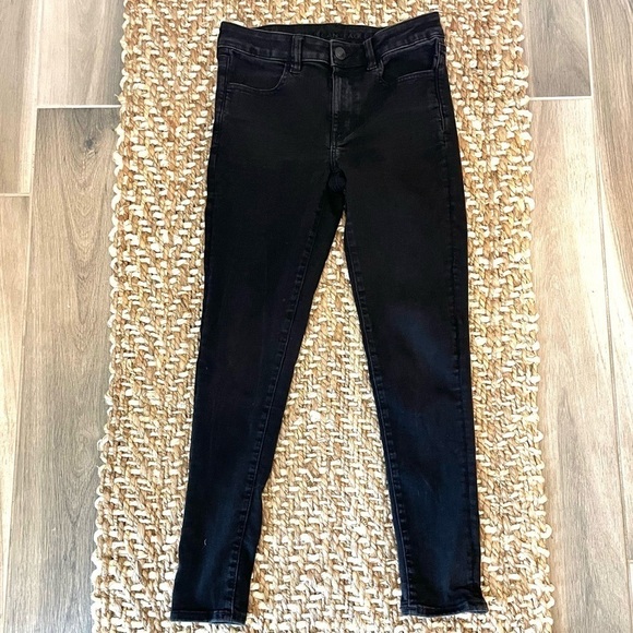 American Eagle Black Jeggings - Picture 1 of 11